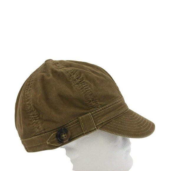 Baby Gap Toddler Retro Newsboy Cabbie Cap Hat M/L 4-5 Years Brown Corduroy 100% - Picture 4 of 12